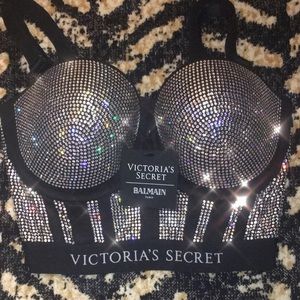 Balmain x Vic Secret Swarovski Crystal bustier